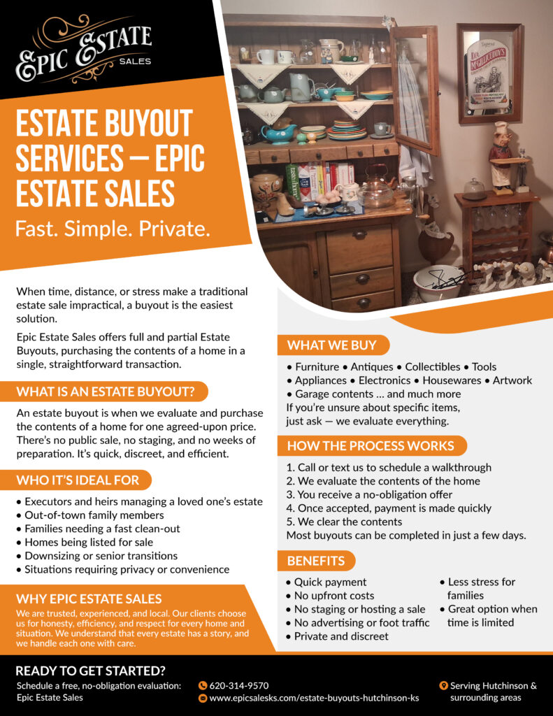 estate buyouts in hutchinson ks